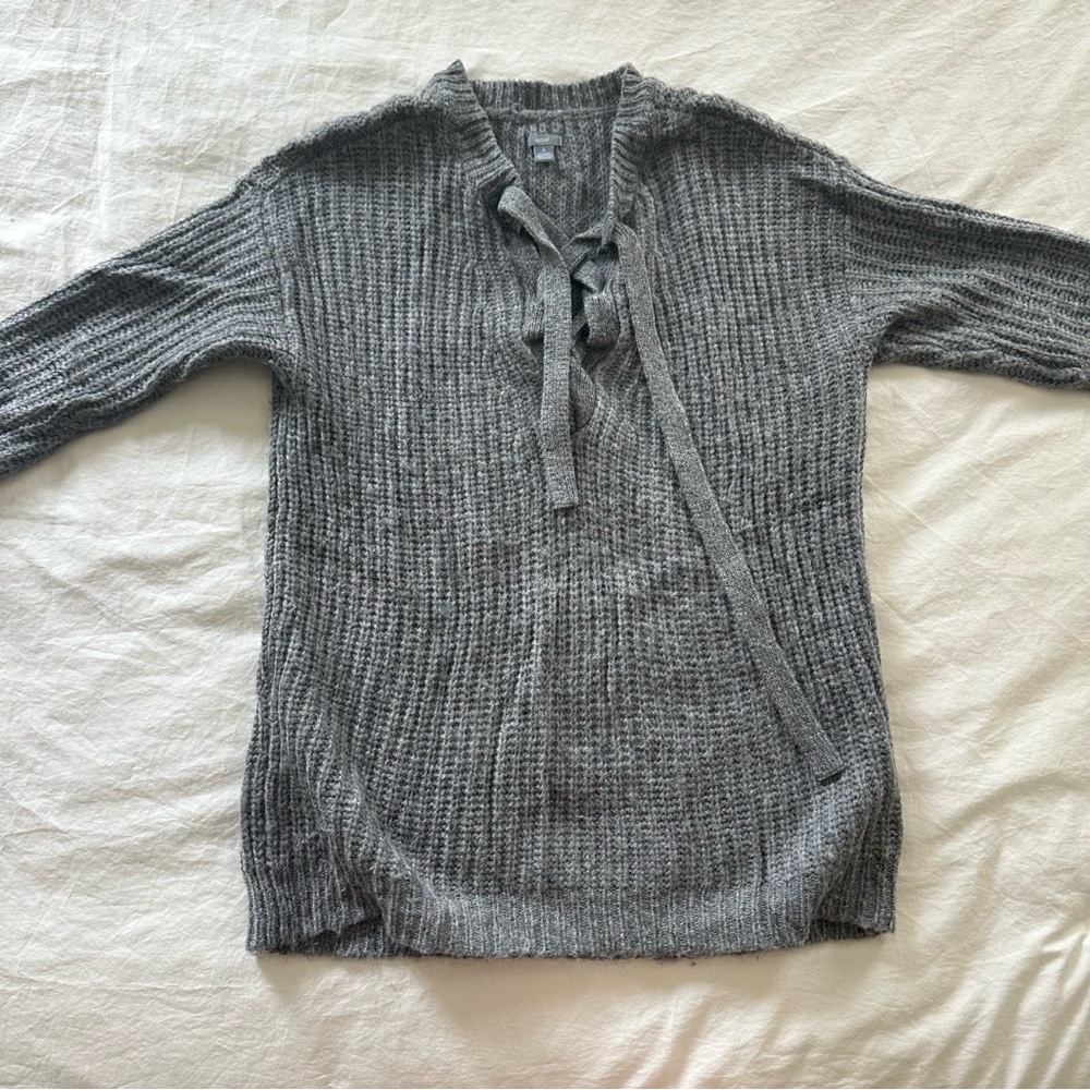 Cozy Gray Knit Sweater